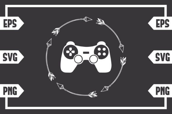 Arrows Circle & Gaming Controller: A Dynamic Graphic Element