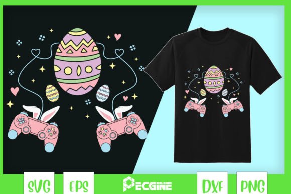 Easter Gaming Controller Bunny Ears Designs