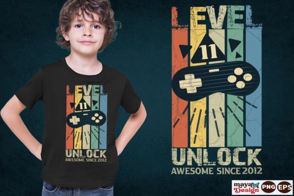 Level11 Unlock Funny Birthday Gaming PNG: The Ultimate Digital Gift Asset