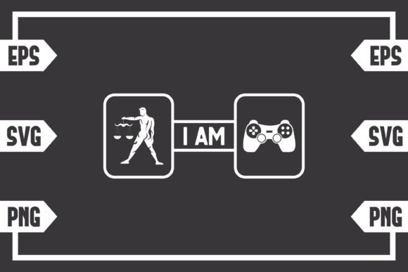 Libra Symbol and Gaming Controller: A Digital Design for Balance & Play