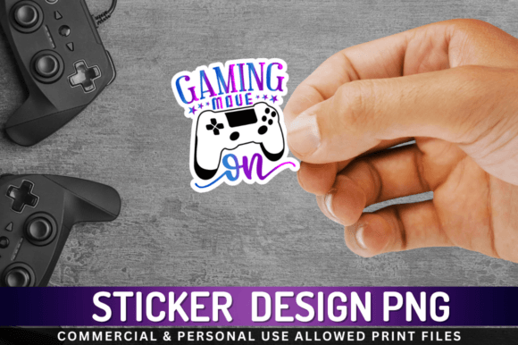 The Power of Gaming Move on Sticker PNG Design: Your Gateway to Custom Merchandise