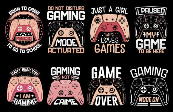 The Ultimate Gaming T-shirt Bundle for Creators and Merch Businesses