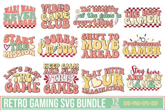 Unleash Nostalgic Creativity with a Retro Gaming SVG Bundle